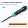 Phillips & Flathead Dual-Use Retractable Ratchet Screwdriver Set with Torx and Double-Headed Design
