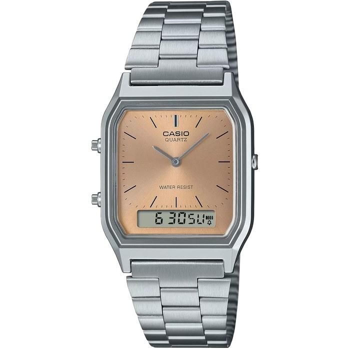 Casio AQ-230A-4AMQY Analog-Digital Quartz Watch - Apricot