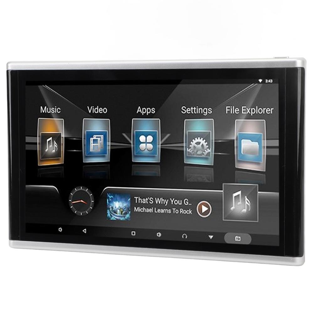 4K 10.1 Inch Headrest Monitor Tablet for Back Seat IPS Touch Screen for Android 11 Rear Seat TV Monitors for Vehicle