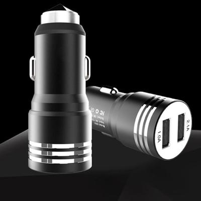 Portable 2\.1A Dual USB Car Charger Lighter Mobile Phone MP3 PDA Headset Charger