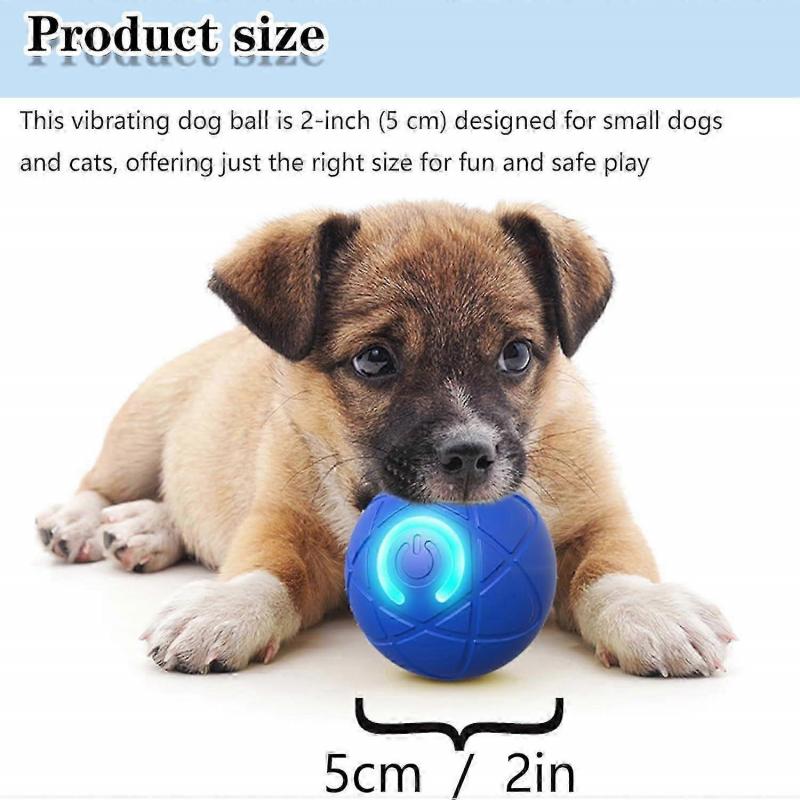 Interactive Pet Toys Dog Balls Activated Automatic Rolling Ball for Puppy Small Medium Dogs Smart Jumping Automatic Moving Bouncing and Rotating Ball