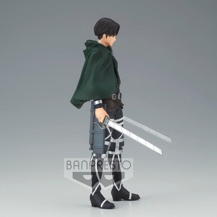 Banpresto Attack on Titan Levi Figure - The Final Season, 6.5 Inch