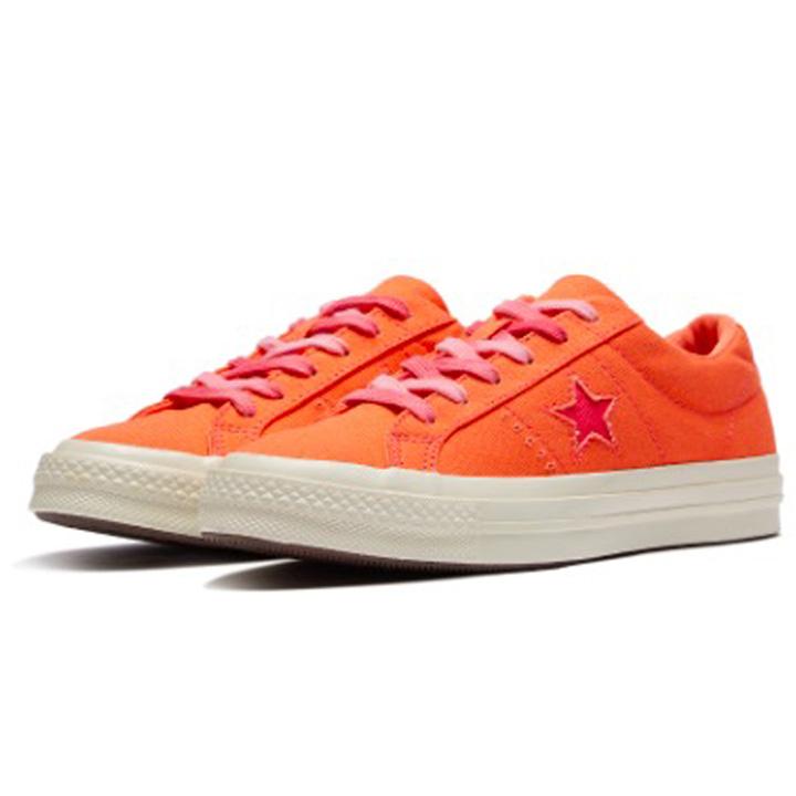 Converse Womens One Star 'Orange' (women's Sizes) Orange / Pink Canvas Shoes 564152C