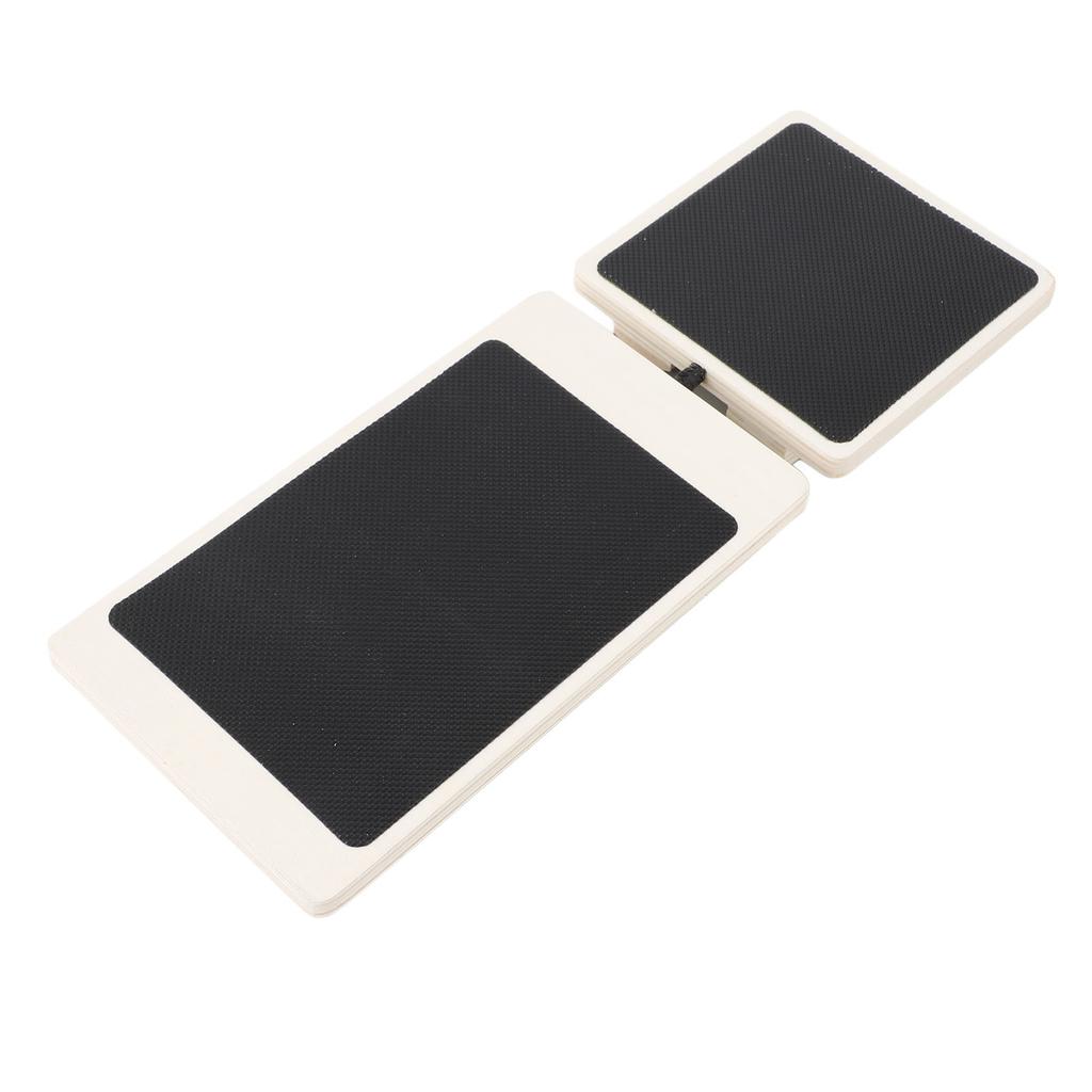 Single Leg Balance Board Foot Strengthener Exerciser Wooden Balance Board for Home Gym