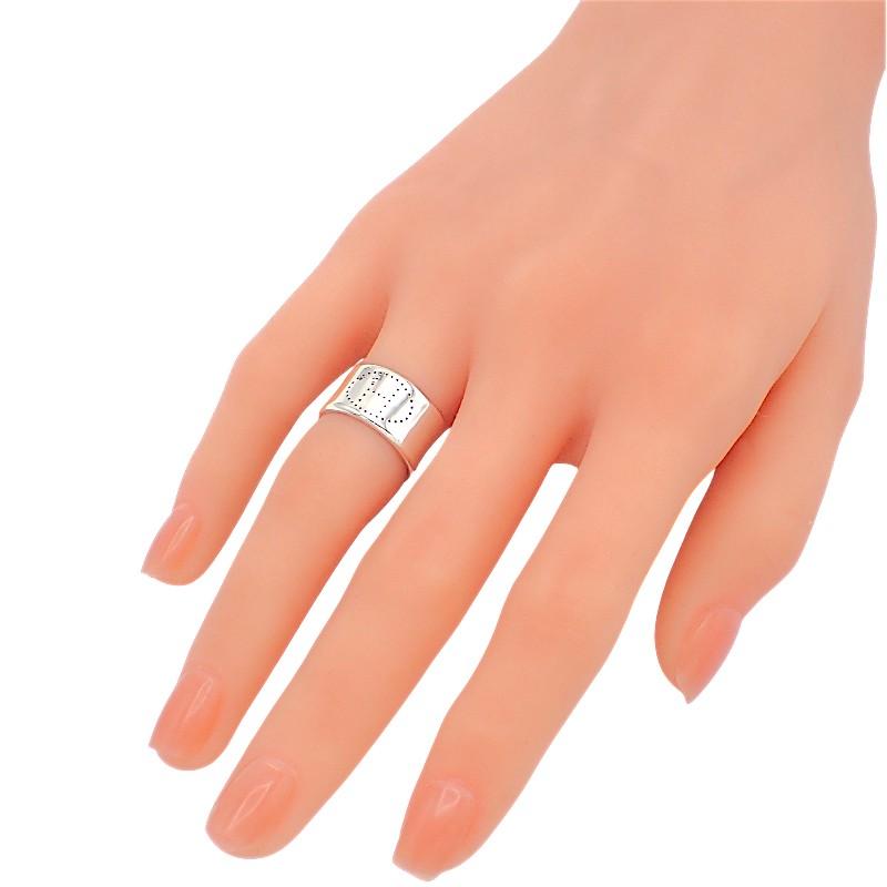 HERMES  H104275B #10(JP Size) 50  Ring Silver925 Women