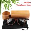 Vintage Handmade Men Women Bamboo Wooden Sunglasses Box Frame Glasses Case