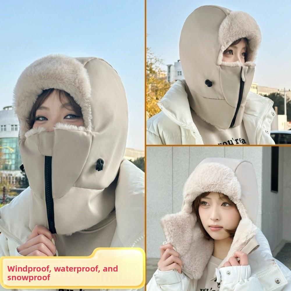 Warm Pullover Cap Windproof Helmet Cap New Ear Protection Hat  Outdoor Sports