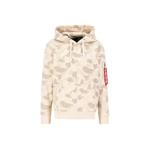 Толстовка Alpha Industries Back Print Camo Hoodie EU M