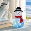 Handmade Christmas Figurine Table Decor Snowman Reindeer Kit Santa DIY Lighted Wreath Tree Decor Xmas
