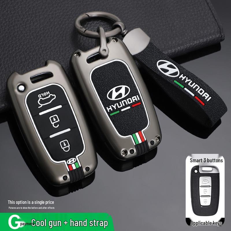 Hyundai Sonata 8th Gen Smart Key Case - Remote Control Cover for 2010-2012 ix35 Model