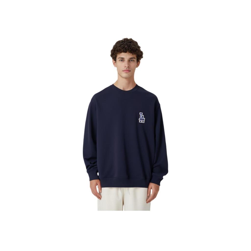 New MLB Los Angeles Dodgers Sweatshirts Unisex Navy Blue 3AMTM0234-07NYD