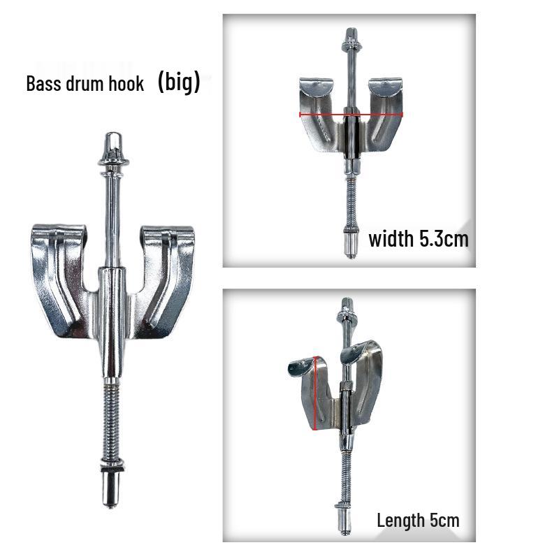 

Comprehensive Drum Rack Accessories: Snare, Tom-Tom, Bass Drum Lugs & Mounting Hooks