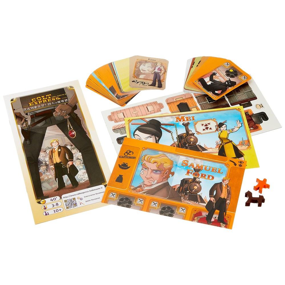 HobbyJapan Colt Express Train Robbery Prisoner vs Sheriff Board Game Japanese Edition 3-8 Players 40 Minutes Age 10+