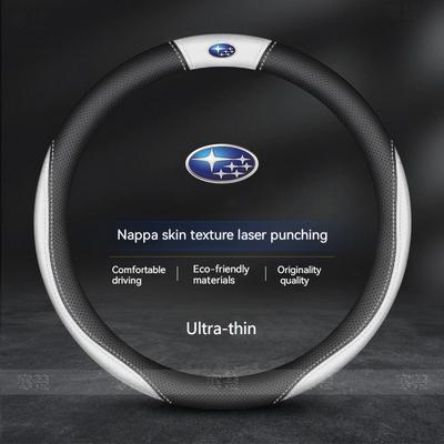 For Subaru Outback Brz Wrx Xv Ascent Forester Impreza Legacy Car Anti-Slip Leather Ultrathin Steering Wheel Cover Accessories