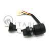 5 Wires Ignition Key Switch with 2 Keys On Off Start for 178F/186F Air Cooled Diesel Engine Tiller Start Switch