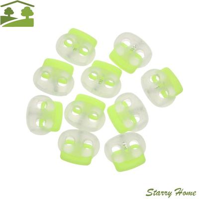4mm Loch Sportbekleidung Kordelstopper Clip Schnalle Klemme Lanyard Teile Schnürsenkel Federverschluss Kordelstopper Stopper Knebelclips Knöpfe