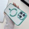 Applicable to iPhone17ProMax Gold Shield Apple 16Pro Electroplating Mobile Phone Case Transparent 15 Magnetic 14 Soft