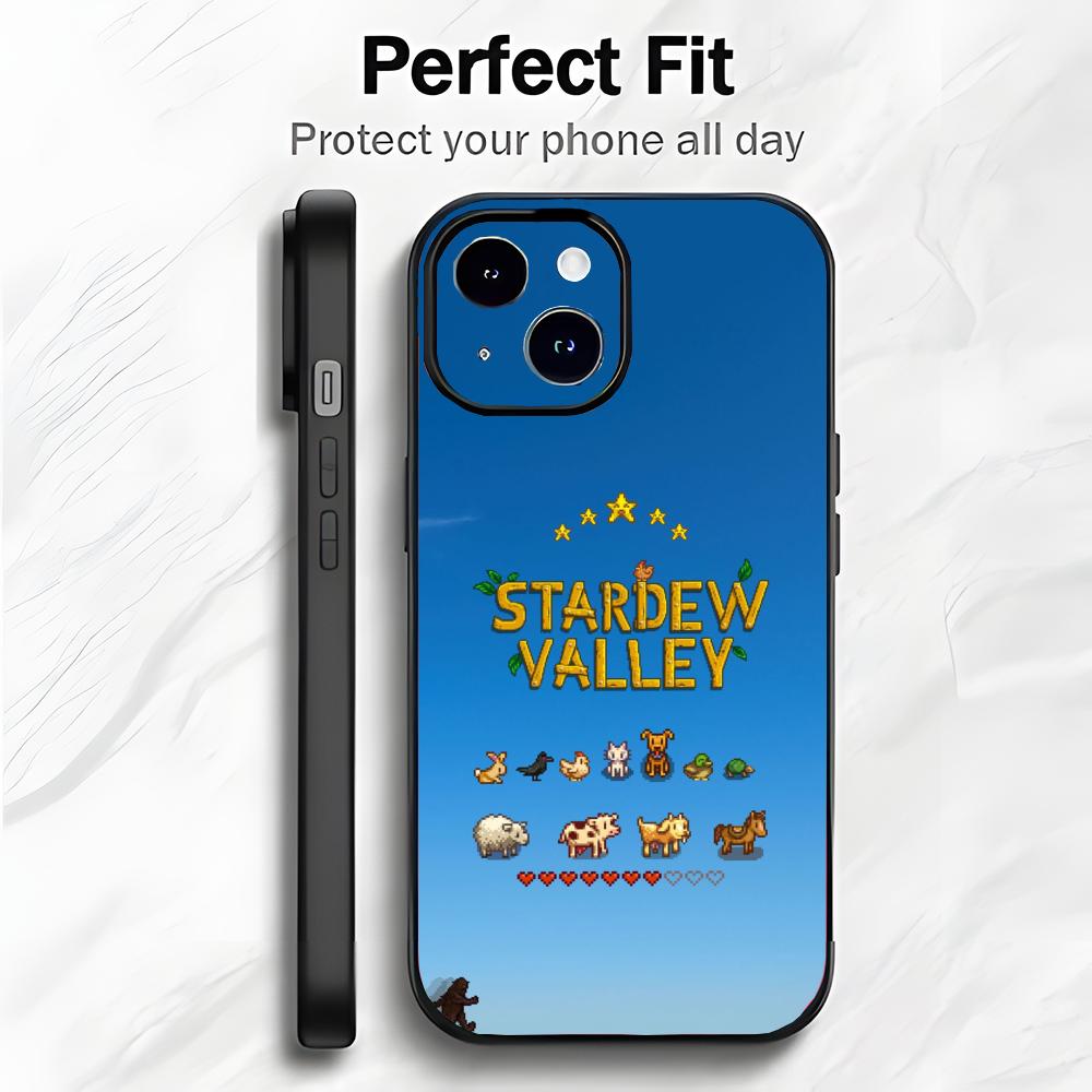 Cozy Farming Game S-Stardew Valley Phone Case Phone Case Soft Packaging Lightweight For iPhone17 16 15 14 13ProMax