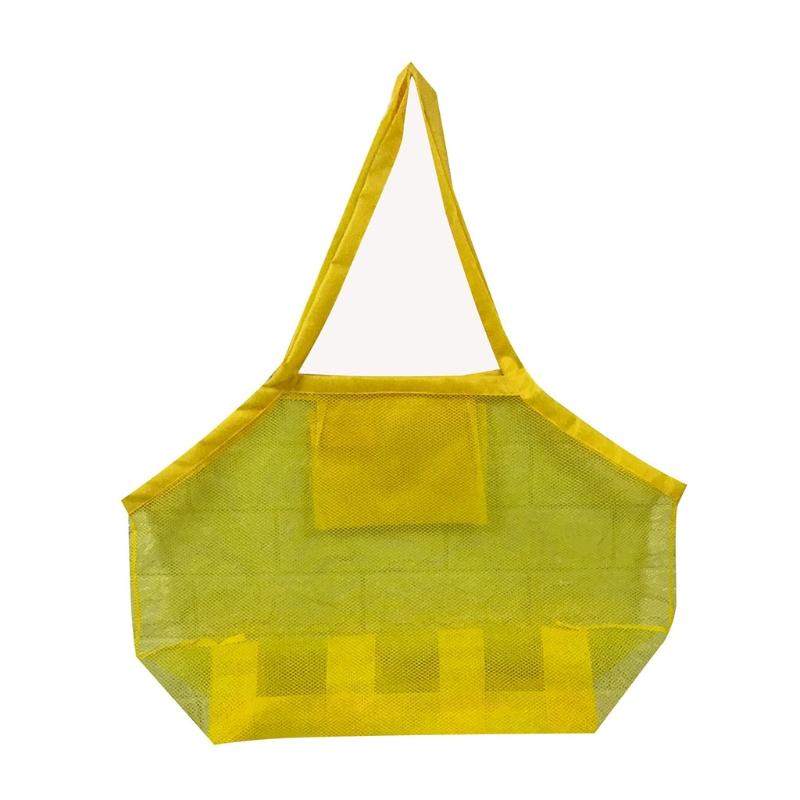 Large Size Net Bag Tote for Sand Toys Beach for Kids Collecting Shells Beach Mesh Children Sand Pool Supplies