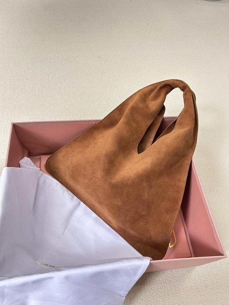 New TR Autumn/Winter Deerskin Cowhide Shoulder Bag, Fashionable Portable Bucket Tote