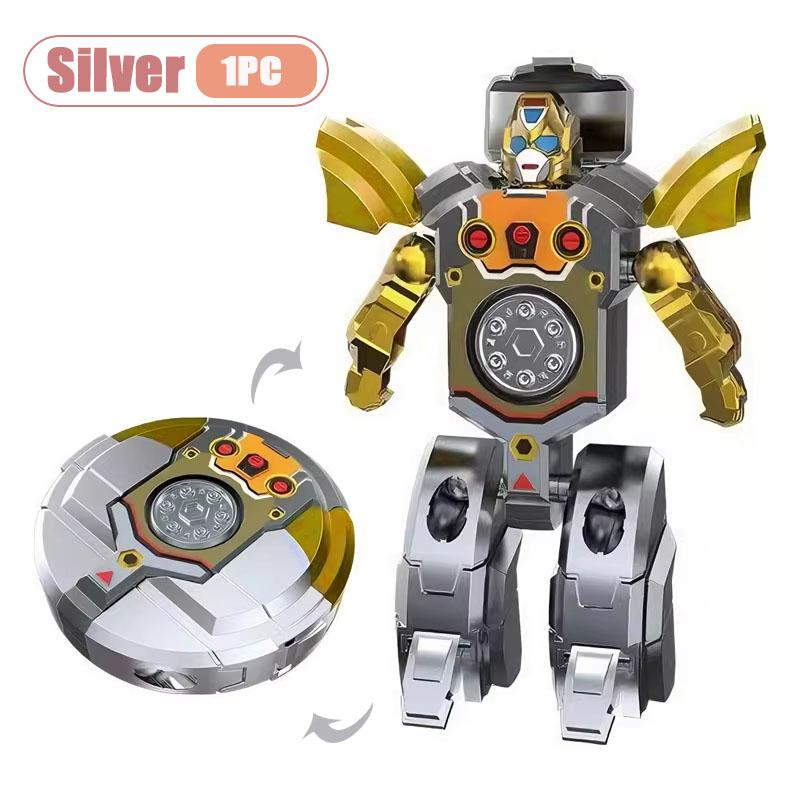 1-20PCS Novelty Fidget Spinner Transformable Robot Toy for Kids Stress Relief Sensory Relaxation Party Favor Gift
