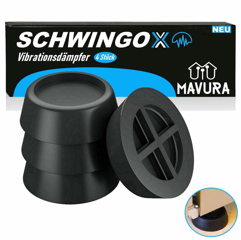 SCHWINGOX [4x] Vibration Damper Washing Machine Vibration Damper Rubber Feet