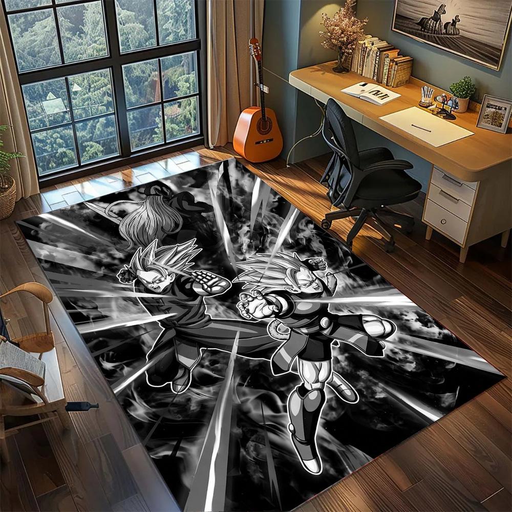 Dragon Ball!Rug Carpet Large Area Rug Non Slip Washable Floor Mat Gamer Room Bedroom Home Decor