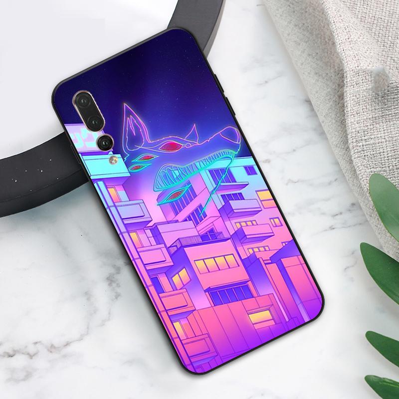 Pastel Japan Kyoto City Case For Huawei Nova 12s 12i 11i 8i 7i Y73 Y70 Y90 Y60 Y72 Y61 Y91 9 10 SE P40 Lite P30 Pro