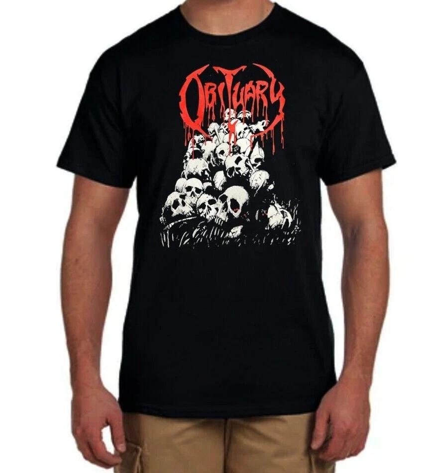 Obituary American Death Metal Band Men s Black T-Shirt M