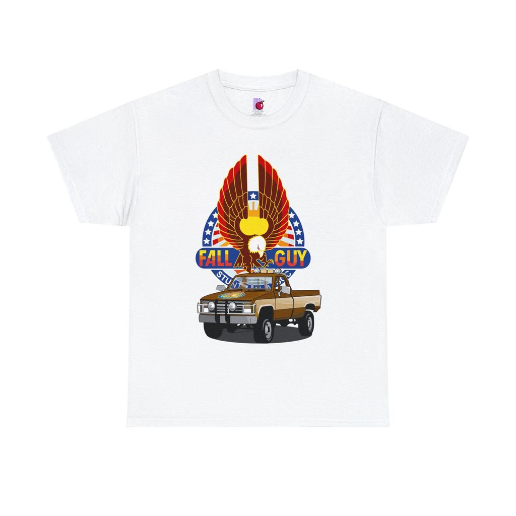 The Fall Guy & Truck - Lee Majors 80's - Gildan Unisex Heavy Cotton Tee