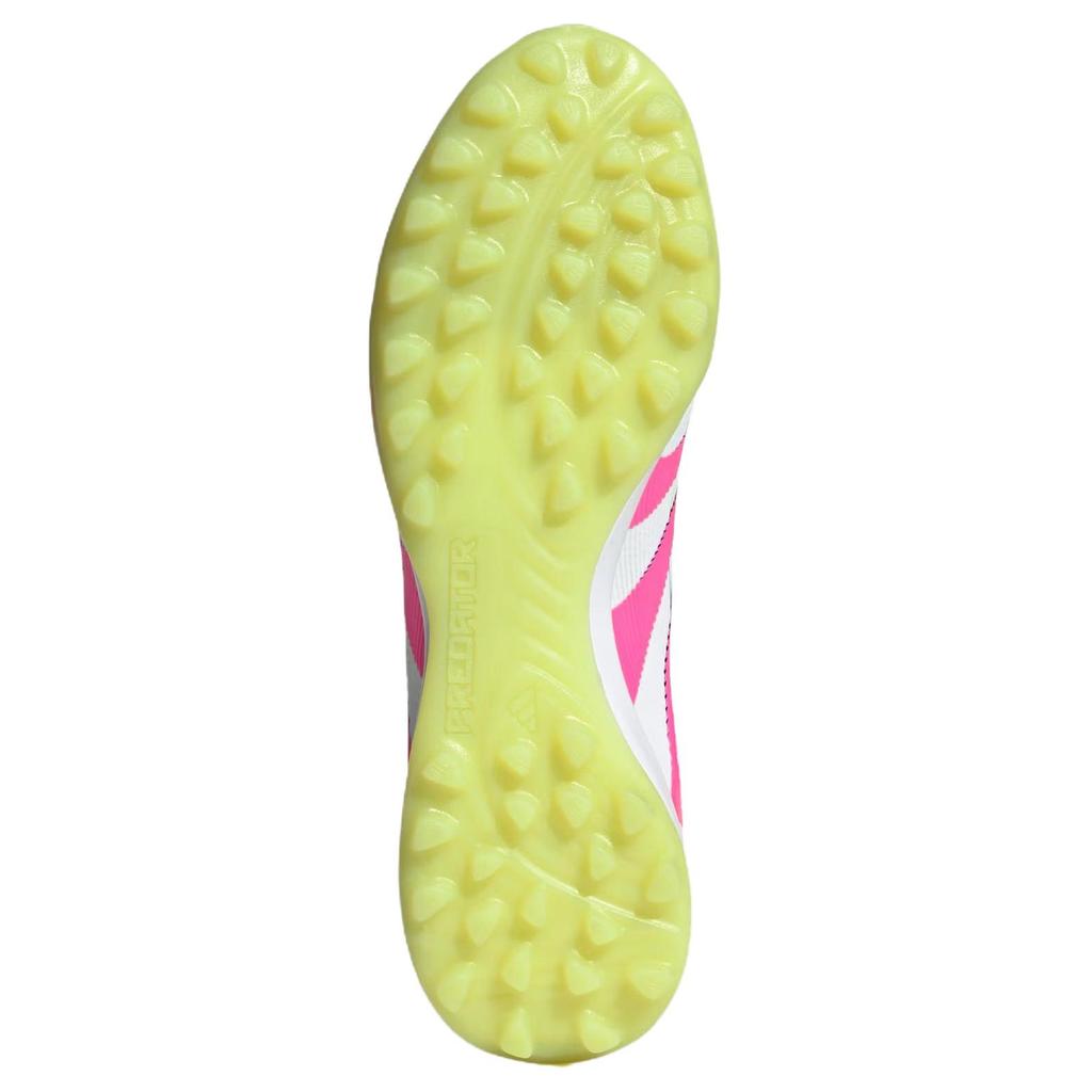 Adidas Predator Pro Comfortable Soft TF (Rubber Studs) Artificial Turf Non-Slip Durable Soccer Shoes Unisex Soccer Shoes Pink White JH6468