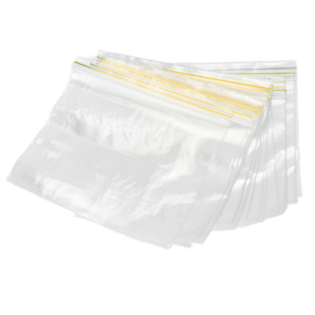 Woreczek do przechowywania z polietylenu z zamknięciem strunowym, wielokrotnego użytku, do przechowywania świeżości warzyw i owoców, 20 szt., 27x27cm