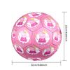 Pink Pig Cartoon Indoor Soccer Ball Size 5 Colorful All Ages Machine Stitched PVC Competition Ready Durable High-Bounce