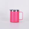 12oz Stainless Steel Vacuum Insulated Travel Mug With Handle Leakproof Coffee Cup Office Home Outdoor Use