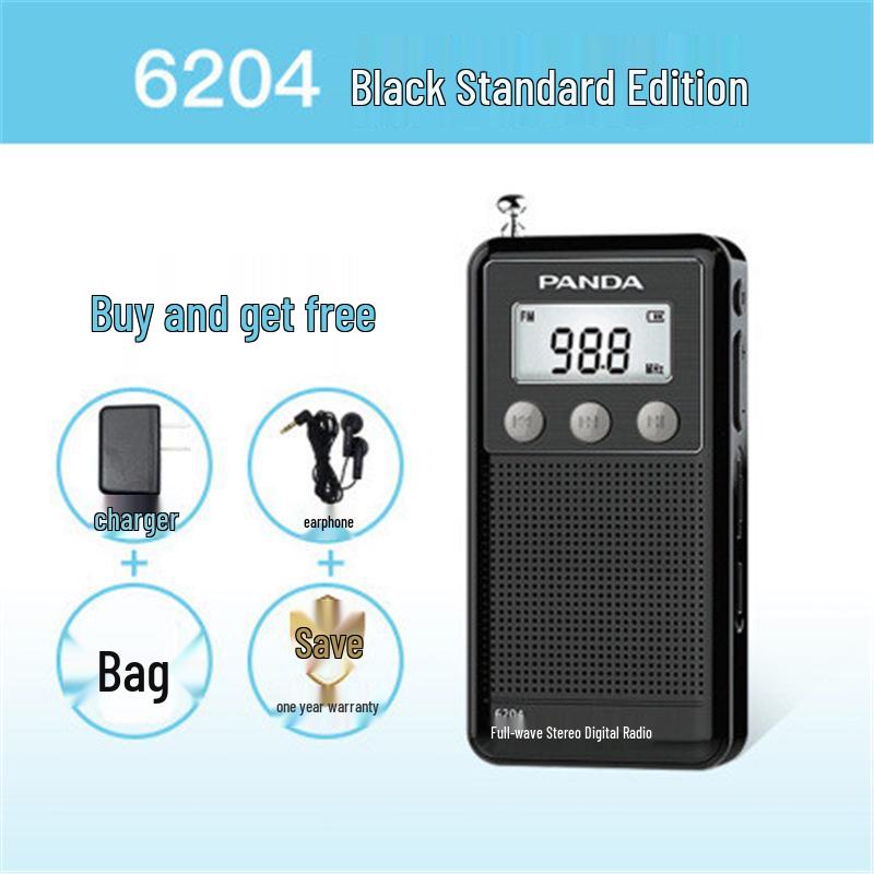 Panda 6204 Portable Full Band Radio for Seniors