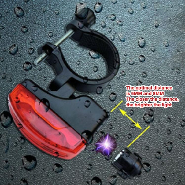 Bicycles Rear Light Bicycles Rear Lamp for Safety Night Riding IPX4 Watertight Magnetic Power Generate Bikes Tail Lamp