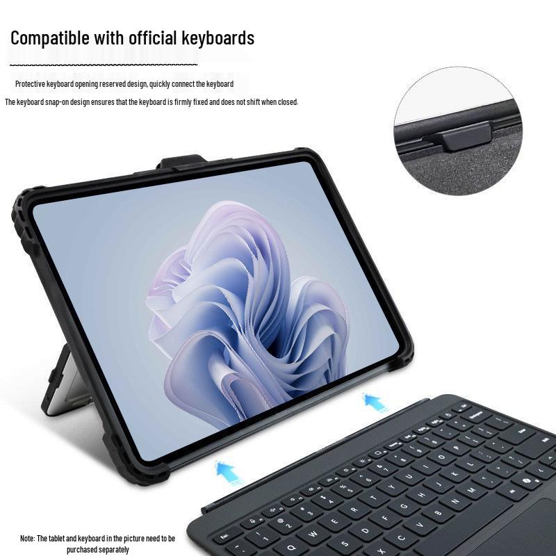 Transparent Acrylic Protective Case for Microsoft Surface Pro 12-Inch Tablet (2025 Model)