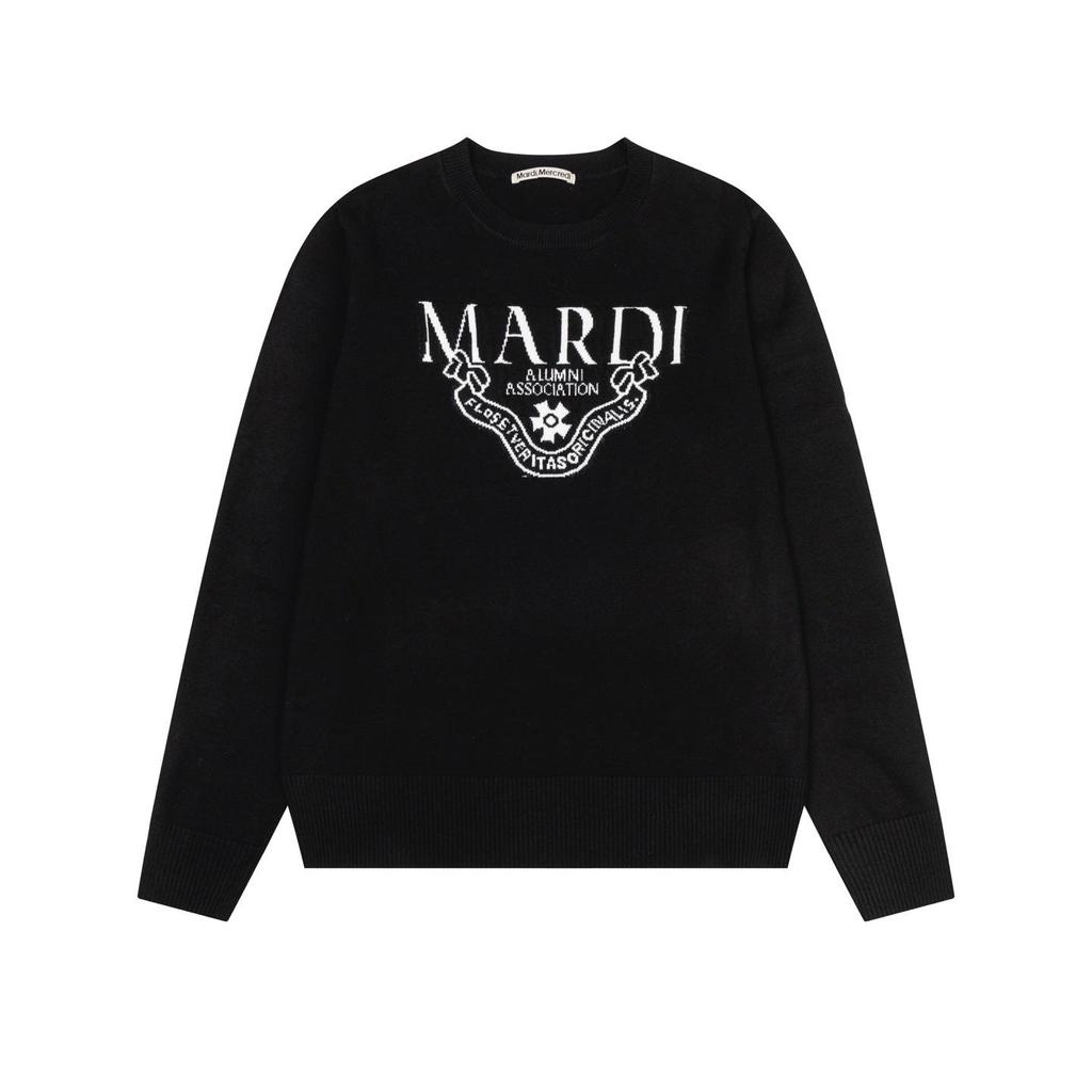Mardi SS24 Unisex Lettered Ribbon Pullover Knit Sweater