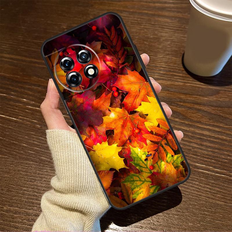 Colorful Leaves For OnePlus 15 13 12 11 15R 13R 12R 8T 10T 13T Case For OnePlus Nord 5 CE 2 3 4 Lite N20 N30