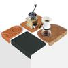For Cafes For Bars Black Espresso Tamper Mat Non Slip Mat For Espresso Non Slip Silicone Mat Silicone Tamping Pad