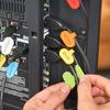 10 Pcs Write-on Cord Labels Cable Tabs Reusable Cable Organizer Nylon Hook And Loop Cable Labels Electrical Cables Identification Tabs for Home
