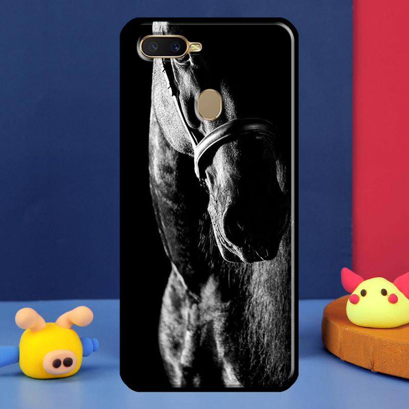 Horse Animal For Oppo A54 A57 S A78 A58 A98 A5 A9 A91 A15 A16 A17 A52 A72 A76 A96 A74 A94 A77 Phone Case