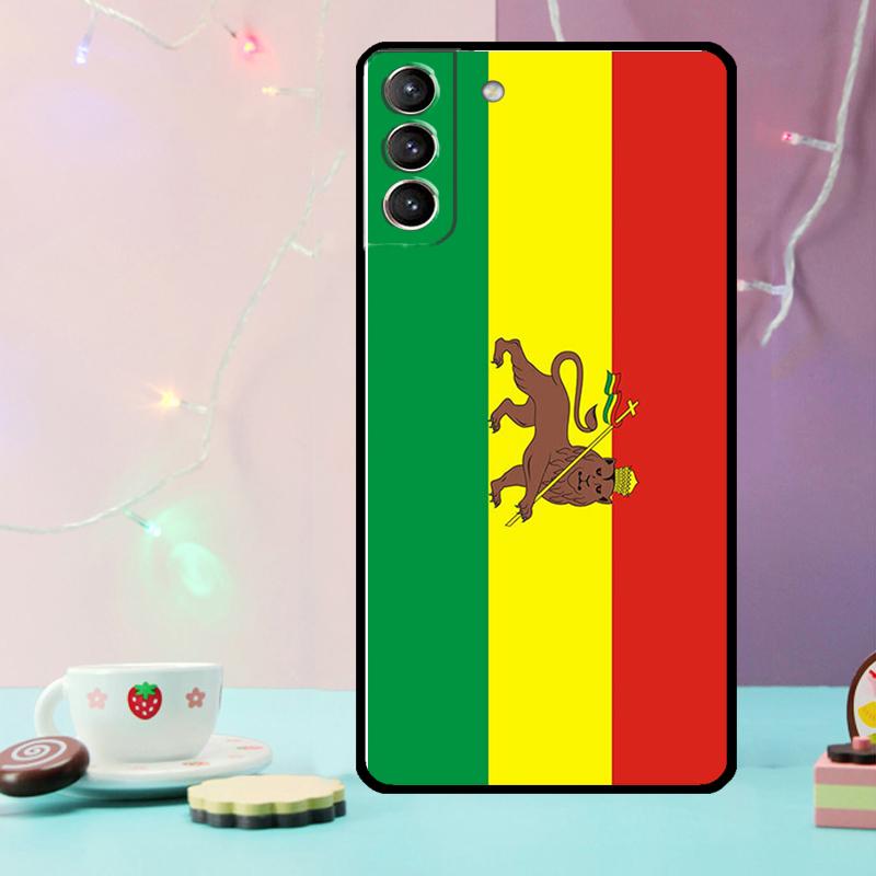 Ethiopia Flag Phone Case For Samsung Galaxy S25 Ultra S20 S21 S22 S23 Plus S9 S10 S25 FE S24 Ultra Cover