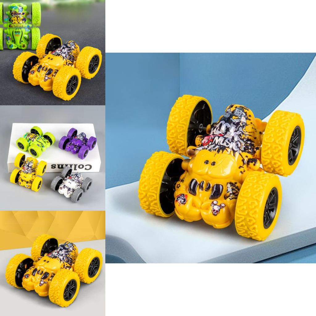 Inertia Doublesided Offroad Stunt Car Toy For Kids Ages 0 To 6