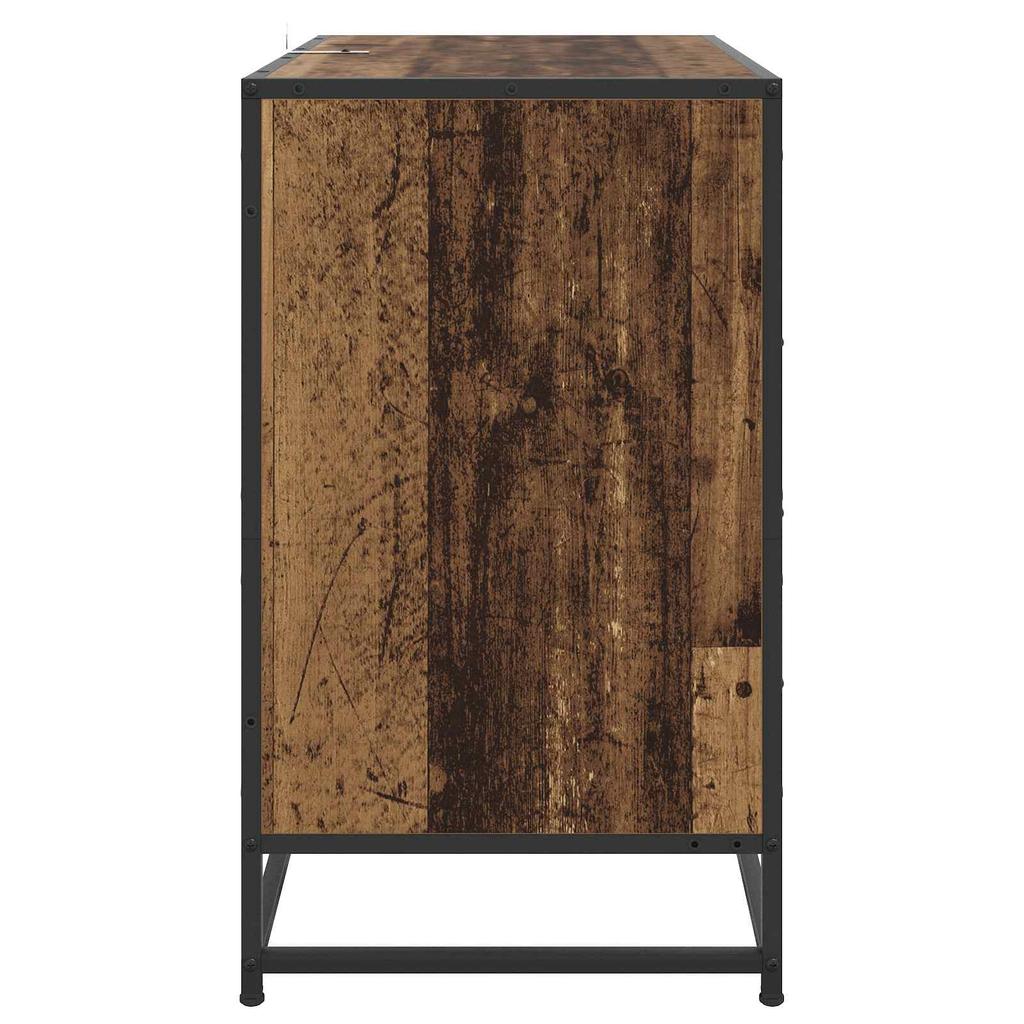 Drawer Cabinet 3 Drawer Reclaimed Wood 70 x 41 x 70 cm