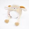 Infant Hat Winter New Cute Super Cute Cartoon Plush Pullover Hat Boys and Girls Baby Warm Ear Hat Tide