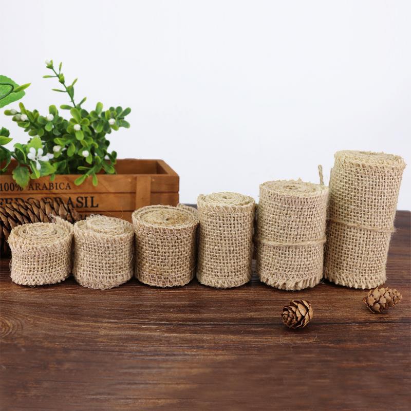 Burlap Strip for Decoration and Craft Packaging