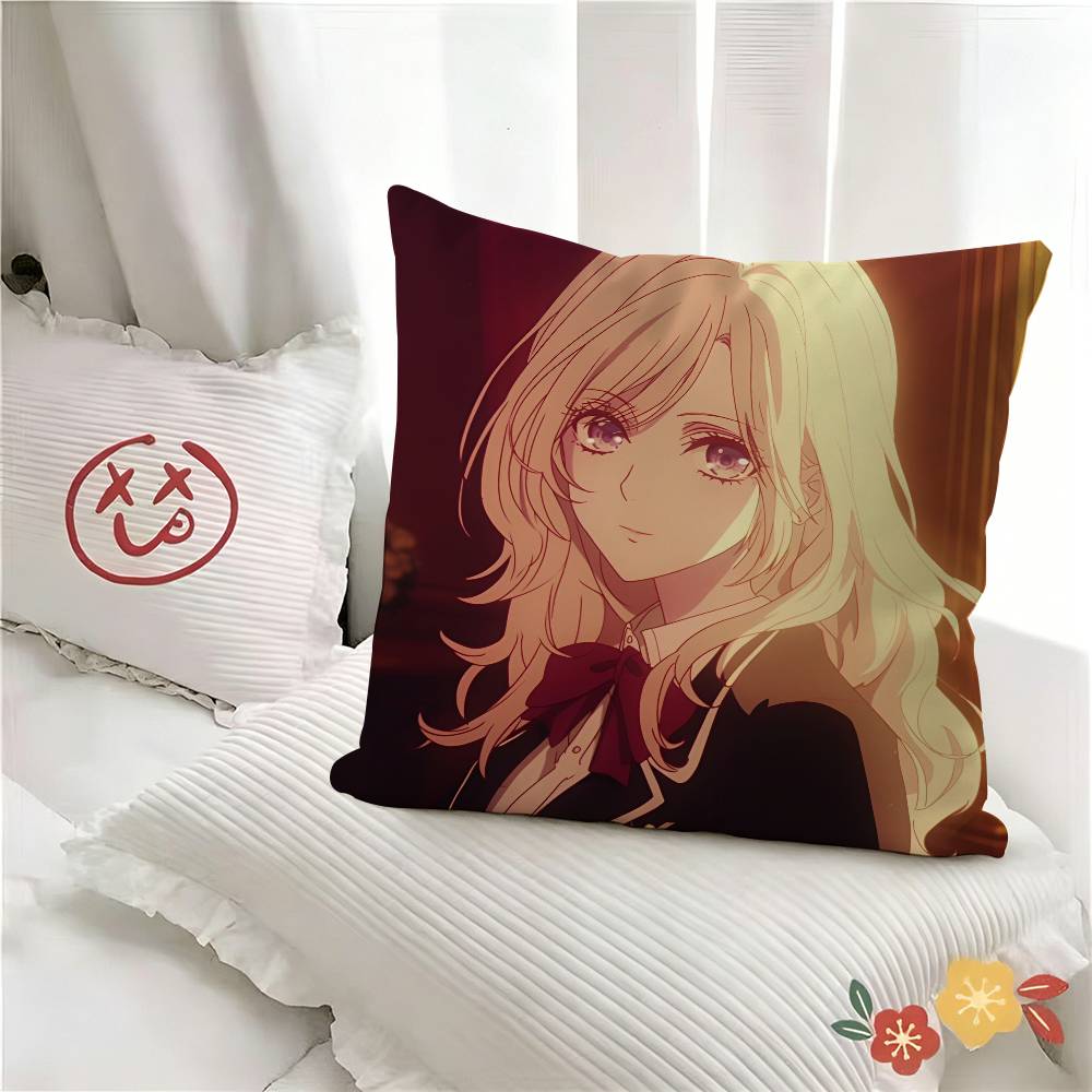 pc Anime Game DIABOLIK LOVERS Pillow Case Fashion Square Pillowcase Bedroom Sofa Room Ins Decoration Leisure