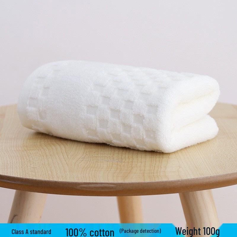 Serviette de bain épaisse absorbante en pur coton pour la maison et le lavage du visage