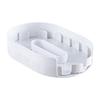 360° Turntable Refrigerator Organizer Non Skid Rotating Condiment Holder for Cupboard Cabinet Tabletop Countertop Kitchen